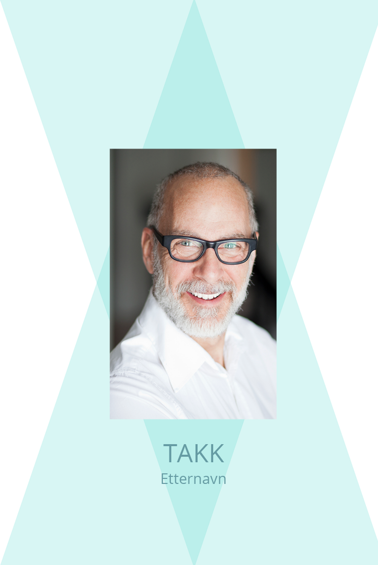 Takkekort — Geometrisk timeglass