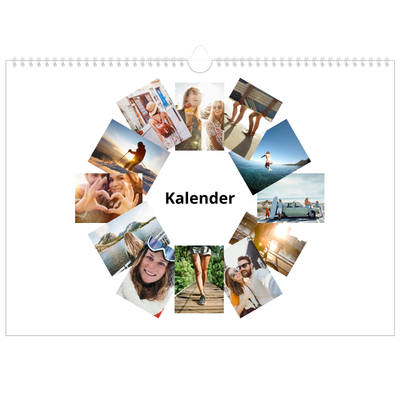 Fotokalender A3 — Bilderutenett [kalender-forside]