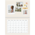 Fotokalender A4 dobbel (30 x 40 cm) — Vintage scrapbooking [kalender-forside]