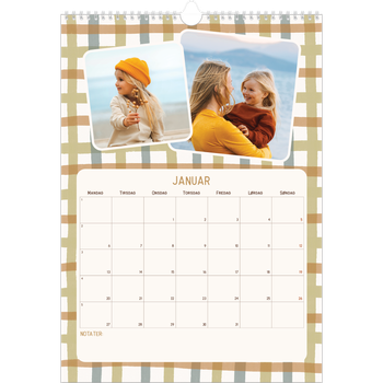 Fotokalender A3 — Retro mønstre