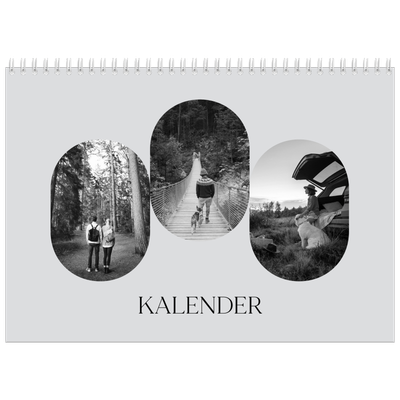 Fotokalender A4 dobbel (30 x 40 cm) — Den åpne veien [kalender-forside]