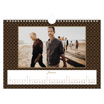 Fotokalender A4 — Geometrisk mønster