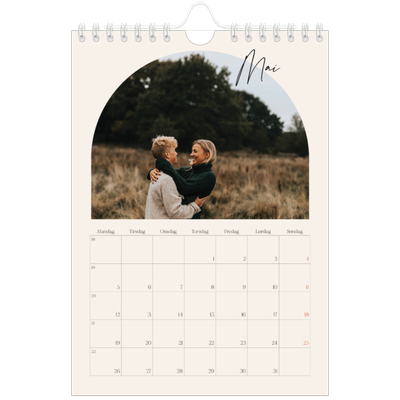 Fotokalender A5 — Buet bilderamme [kalender-forside]