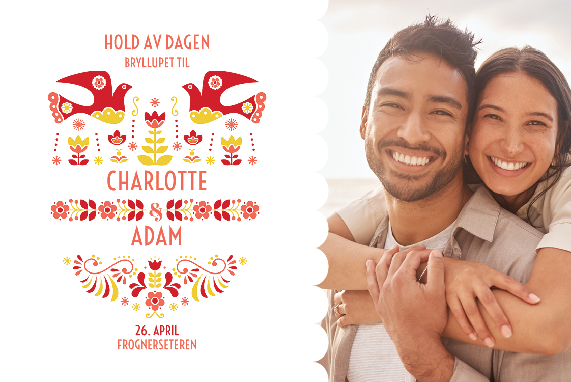 Save the date — Kjærlighetsfugler