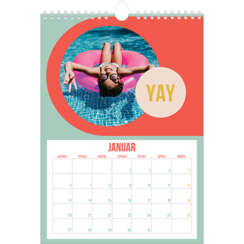 Fotokalender A4 — Lyst og vakkert