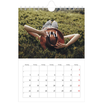 Fotokalender A5 — Endeløs flukt [Mai]
