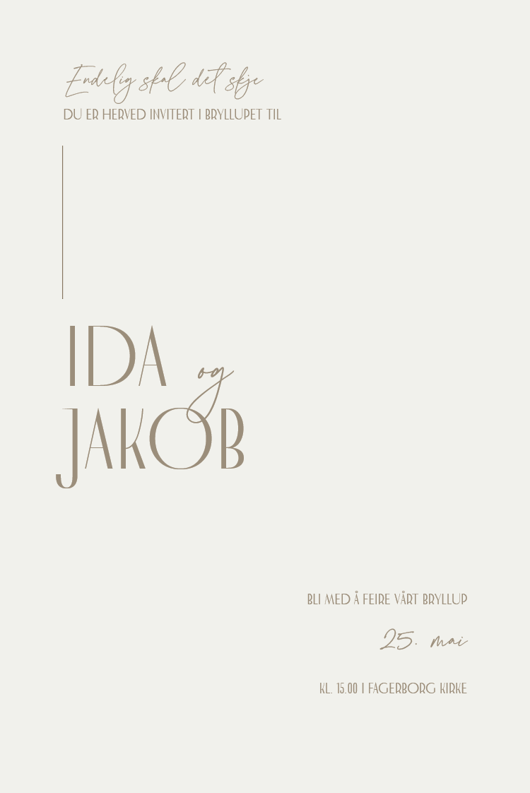 Invitasjoner — Perfekt match