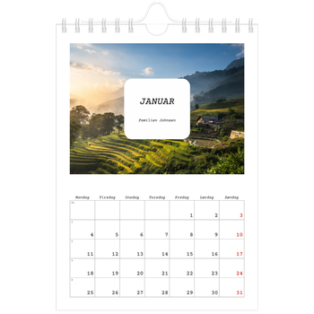 Fotokalender A5 — Den fulle historien