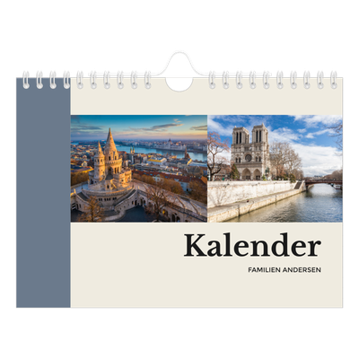 Fotokalender A5 — Verdens severdigheter [kalender-forside]
