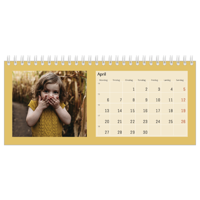 Bordkalendere — Kalender i jordtoner [April]