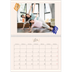Fotokalender A4 dobbel (30 x 40 cm) — Minimalistisk korall [Mai]