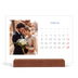Bordkalender med trestativ - Liggende  — Klassisk kobolt [Februar]