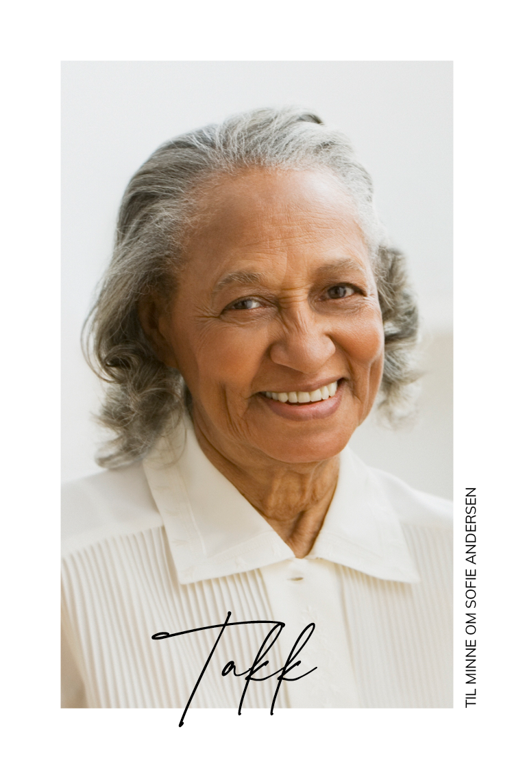 Takkekort — Signatur