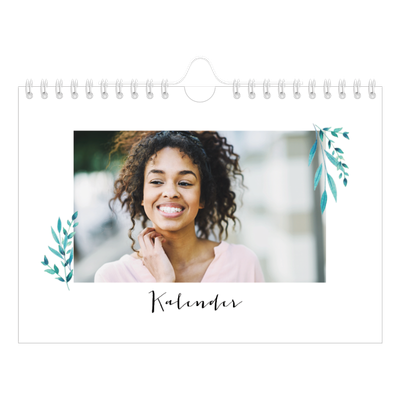 Fotokalender A5 — Blomsterillustrasjoner [kalender-forside]