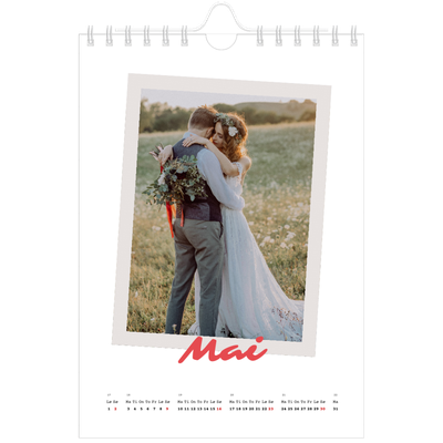Fotokalender A5 — Signert trykk [Mai]