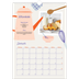 A3 Månedskalender — Året i oppskrifter [Januar]