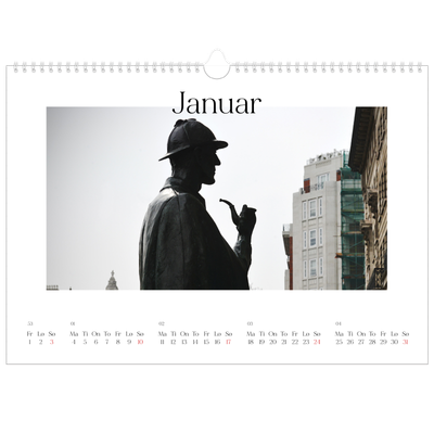 Fotokalender A3 — Min reiseskildring [Januar]