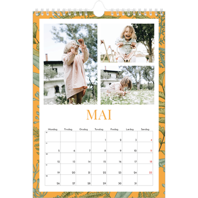 Fotokalender A4 (20 x 30 cm) — Blomstrende bakgrunner [kalender-forside]