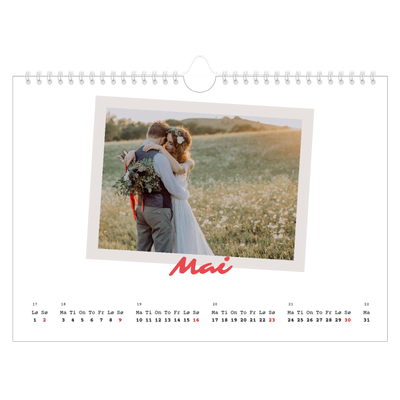 Fotokalender A4 — Signert trykk [Mai]