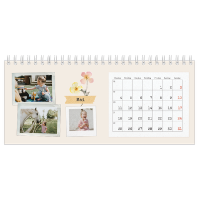 Bordkalendere — Vintage scrapbooking [kalender-forside]