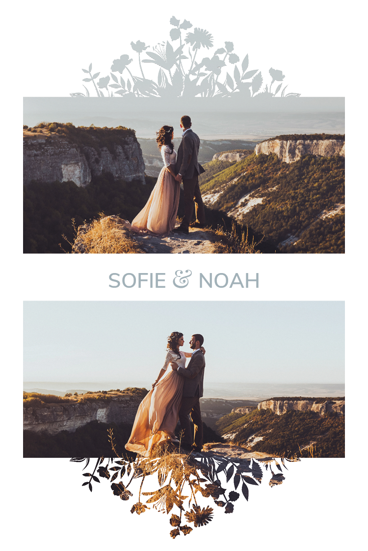 Invitasjoner — Blomstermotiv