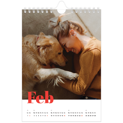 Fotokalender A5 — Et fantastisk år [Februar]
