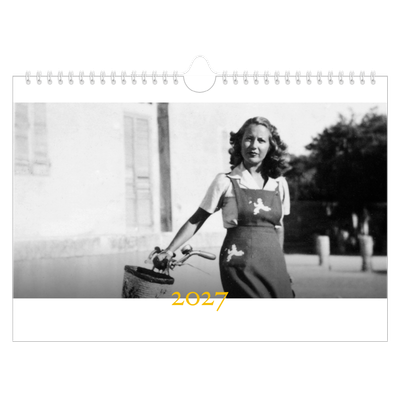 Fotokalender A4 — Historisk stil [kalender-forside]