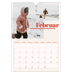 A3 Månedskalender — Kalender 90-talls stil [Februar]