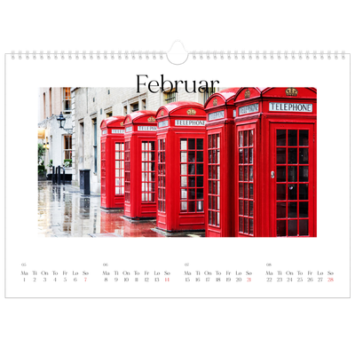 Fotokalender A3 — Min reiseskildring [Februar]