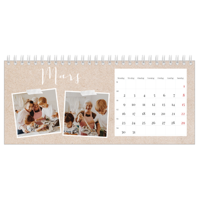 Bordkalendere — Scrapbook kalender [Mars]