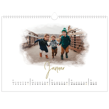Fotokalender A3 — Diffuse bilderammer