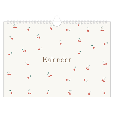 Fotokalender A4 — Kirsebærlykke [kalender-forside]