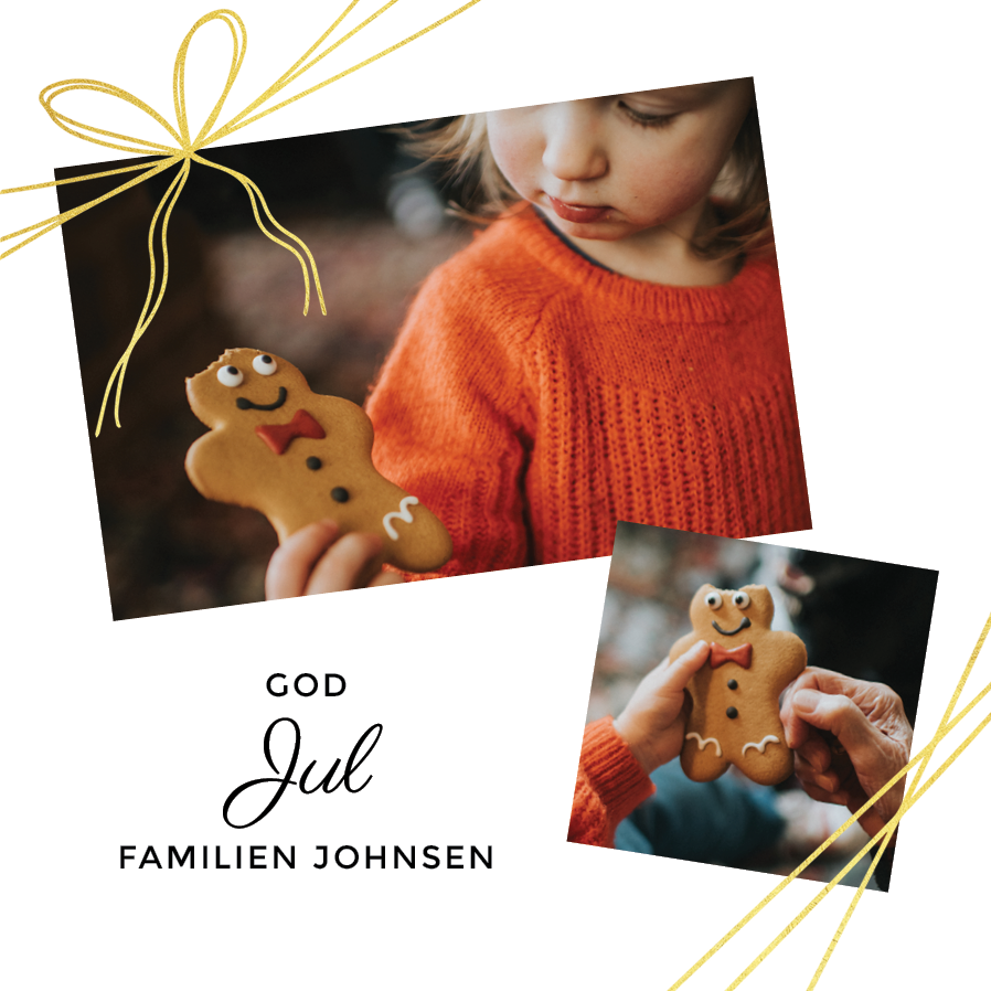 Fotokort — Elegant julegave