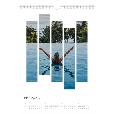 Fotokalender A4 (20 x 30 cm) — Reisebilder [Februar]