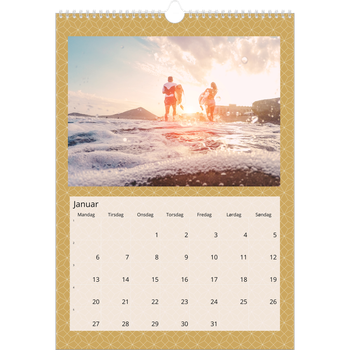 Fotokalender A3 — Geometrisk