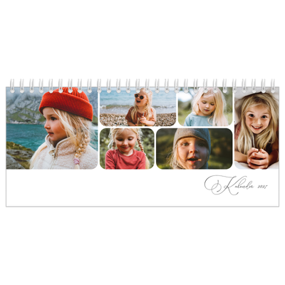Bordkalendere — Øyeblikksbilder og skrift [kalender-forside]