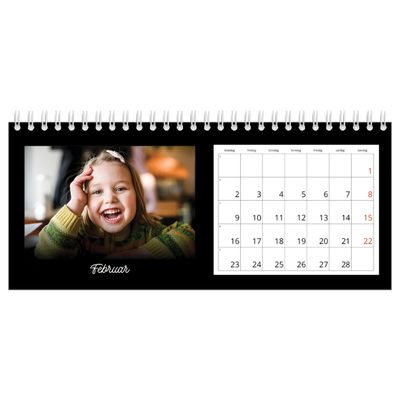 Bordkalendere — Sort minimalisme [Februar]