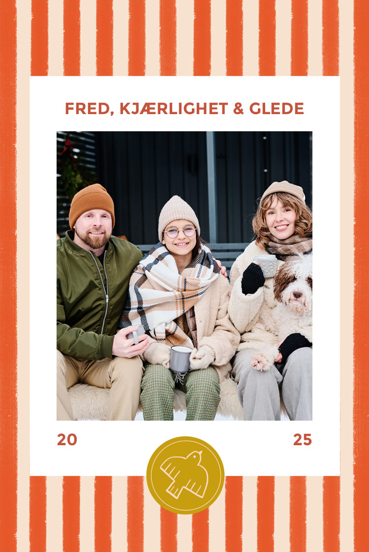 Fotokort — Grønne striper