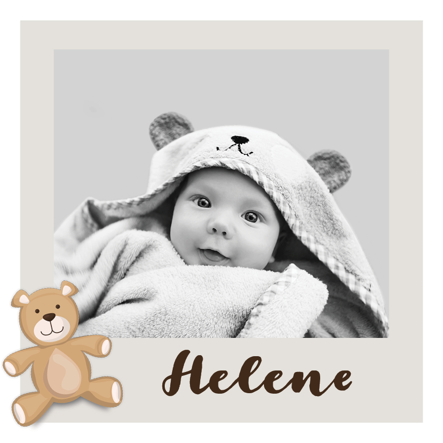 Invitasjoner — Liten teddybjørn