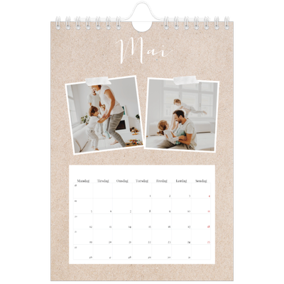 Fotokalender A5 — Scrapbook kalender [kalender-forside]