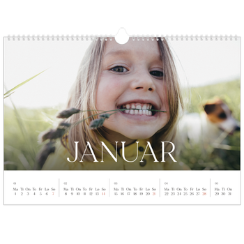 Fotokalender A3 — Tolv store måneder