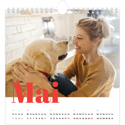 Månedskalender kvadratisk — Et fantastisk år [kalender-forside]