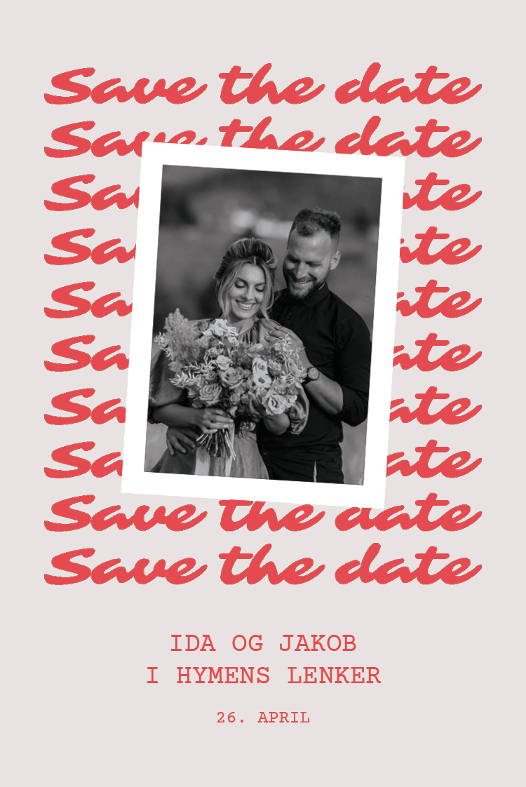 Save the date — Signert trykk