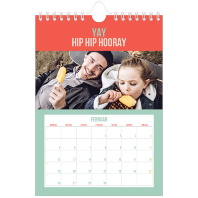 Fotokalender A5 — Lyst og vakkert [Februar]