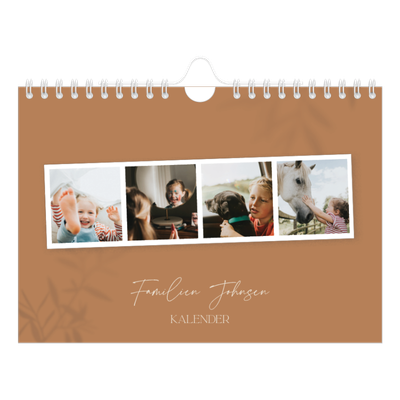 Fotokalender A5 — Jordnært design [kalender-forside]