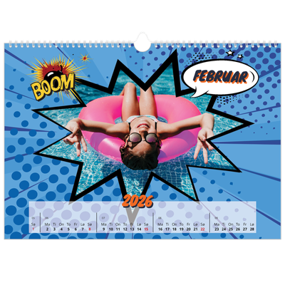 Fotokalender A3 — Tegneserie [Februar]