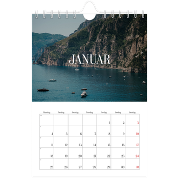 Fotokalender A5 — Endeløs flukt