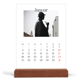 Bordkalender med trestativ - Stående — Min reiseskildring
