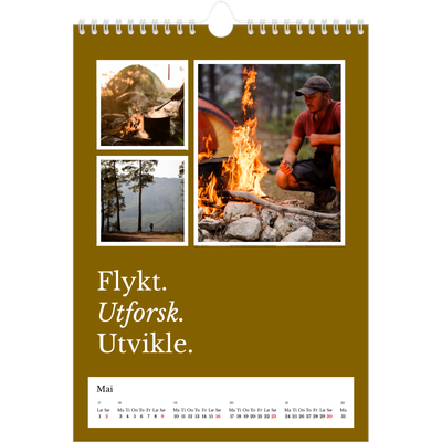 Fotokalender A4 (20 x 30 cm) — Redaksjonell Jord [Mai]