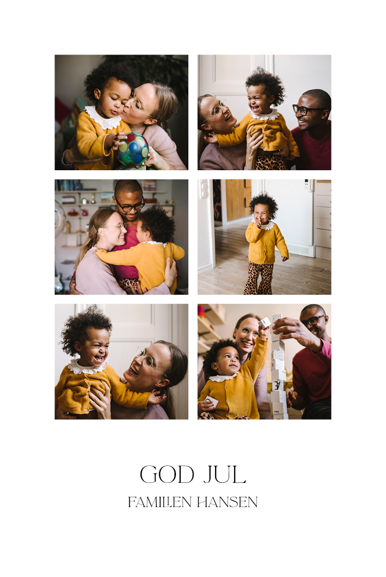 Fotokort — Bilder av familien